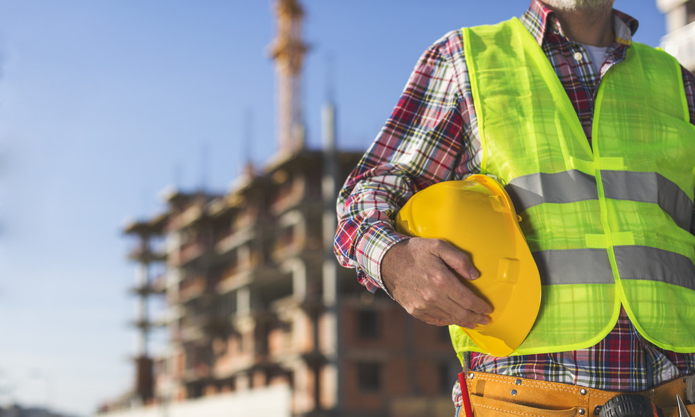 Construction worker on site